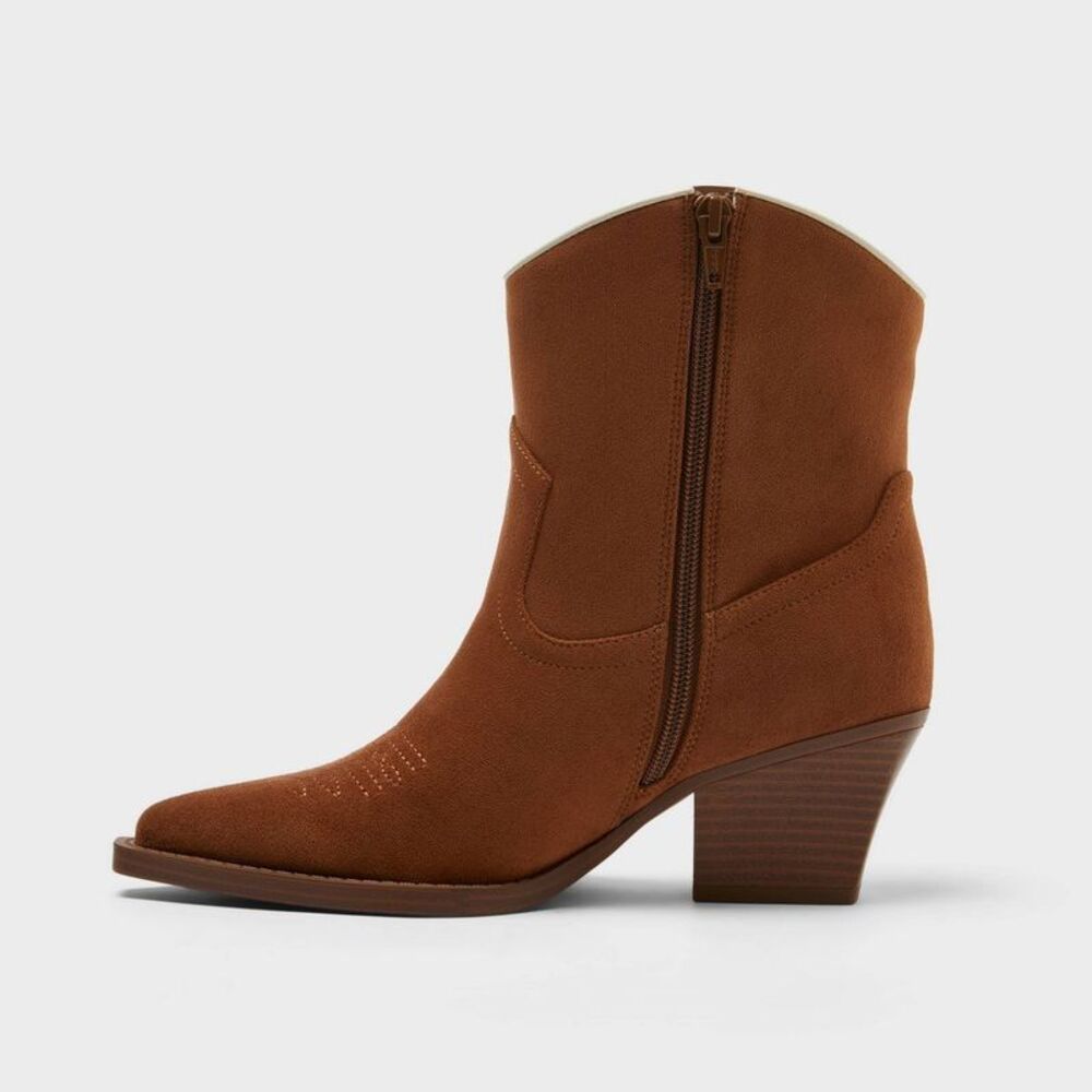 Open Box - Universal Thread - Women's Frannie Ankle Boots - Universal Thread - Picture 2 of 3